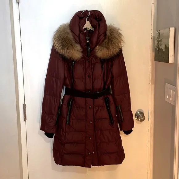 Sicily Italy belted parka excellent used condition dry cleaned - Picture 5 of 15